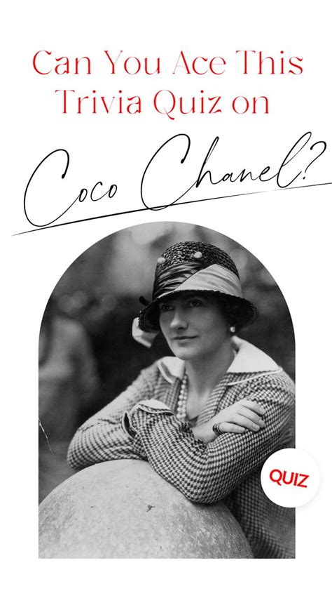 coco chanel quiz|Coco Chanel Quiz: Test Your Fashion Knowledge.